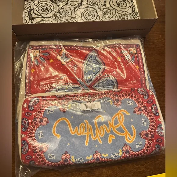 Brighton Bandana Love Tote Bag - Picture 4 of 10